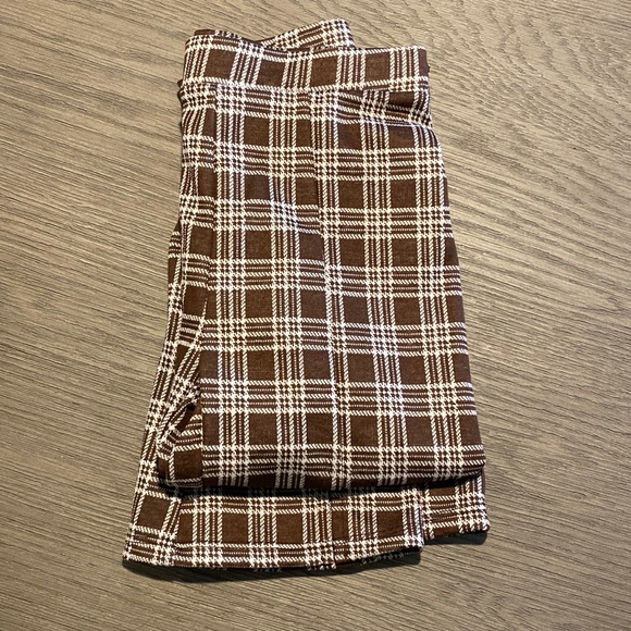 Urban Renewal Remnants Plaid Front Slit Pant - Picture 2 of 6